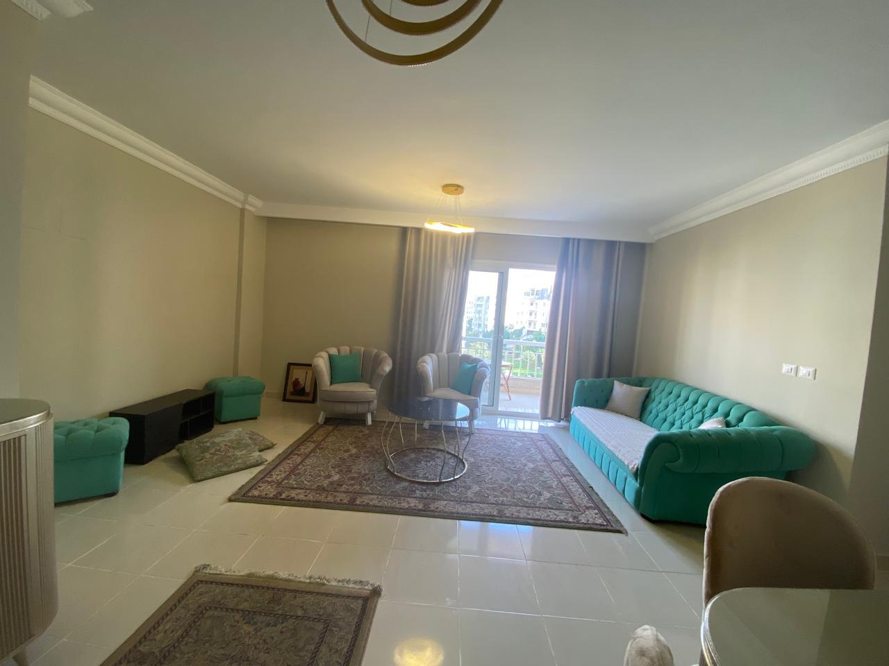 Apartment for rent furnished 116 meters wide garden view at a bargain price for first residence